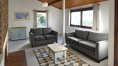 Spacious open plan lounge