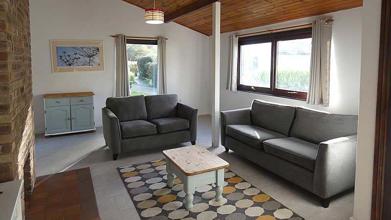 Lounge with sofas